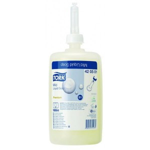 Recharge savon doux tork premium ecolabel systeme s1 carton de 6x1l (420501)_1