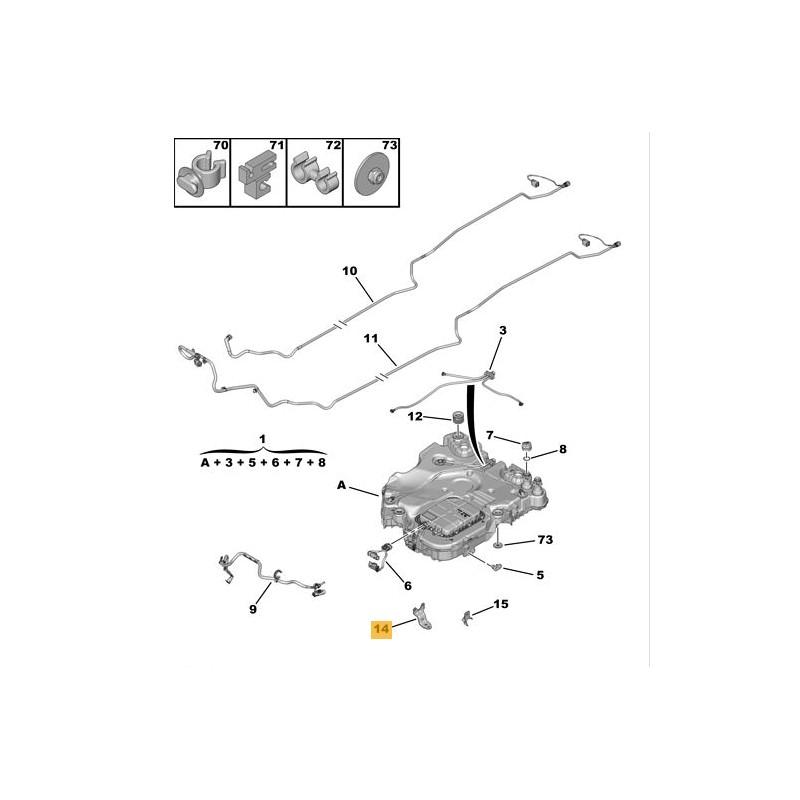 RÉSERVOIR ADBLUE PEUGEOT PSA BLUEHDI 1.6 - 2.0  9807475680_1