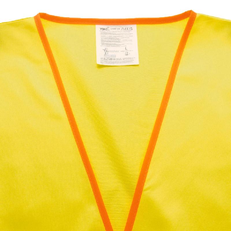 Gilet haute visibilité bicolore - Tissu recyclé 100% polyester - Norme EN ISO20471 Classe 1 et 2 - Réf: YHVW122_1