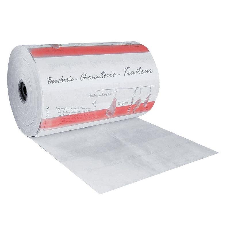 Papier thermoscellable imprimé PPT - Boucherie-Charcuterie-Traiteur - largeur 35cm - 10kg_1