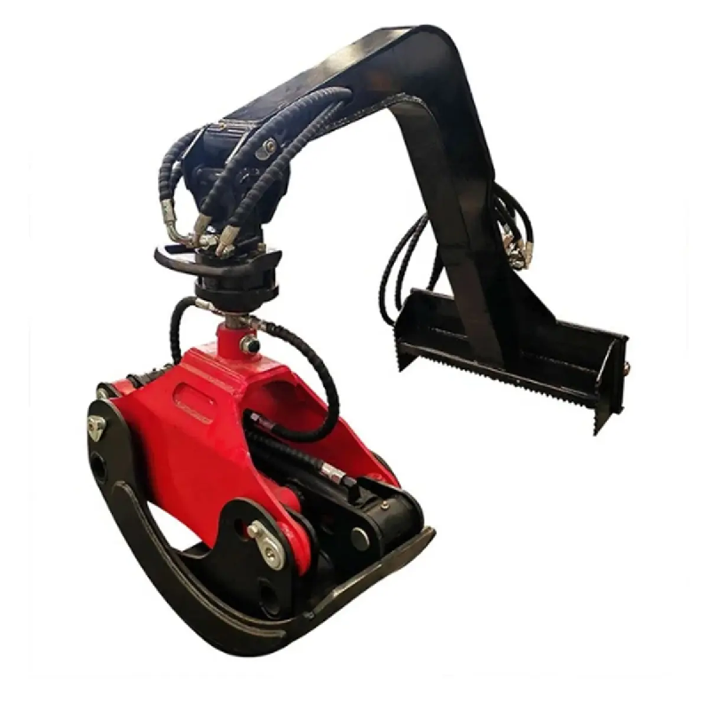Pince à bois rotative pour chargeuse_1