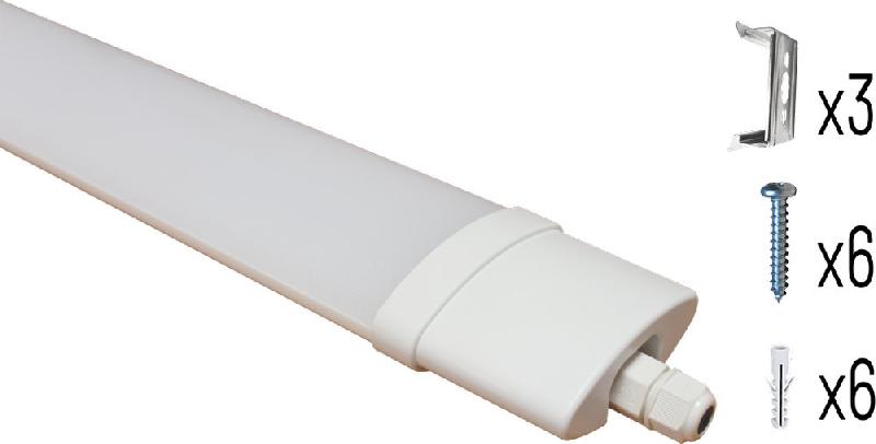 Réglette interconnectable LED - 70W 6000lm 4000K - étanche IP65 avec connecteur rapide_1