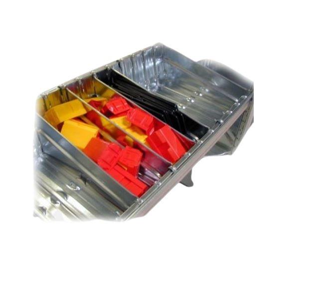 Bac modulaire rayonnage léger en acier galvanisé - profondeur de 320 à 800mm - Certification TUV_1