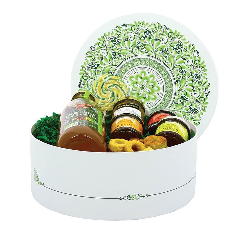 Boite carton ronde printemps 34x11 -_1