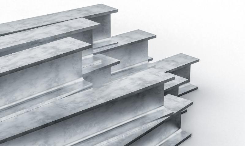 Barre métallique HEA 140 de 12 mètres de longueur