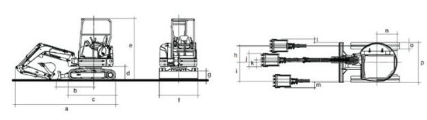 Mini-pelle 27V4 - Moteur ISHI SHIBAURA S773L-C - 2,56 à 2,73 tonnes - Profondeur de creusage 2,44 m_1
