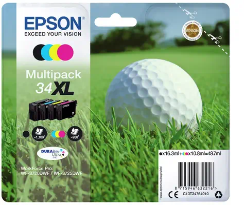 Multipack 4-colours 34XL DURABrite Ultra Ink_1