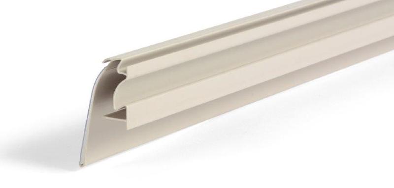 Porte étiquette adaptable tablette pas 25 - 40 x 991 basculant - Transparent_1