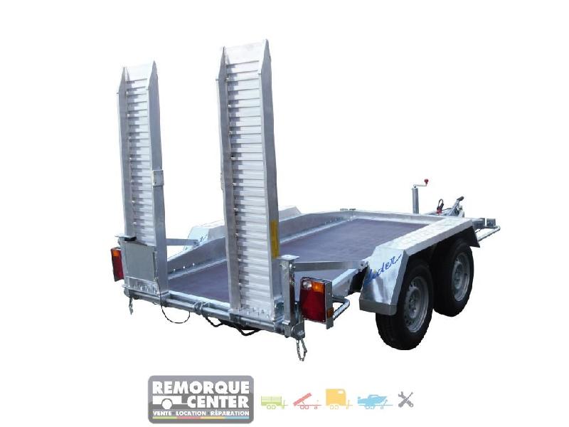 Porte Engin Lider - Timon fixe - PTAC : 2500 KG - 300 x 145 cm - Feux Leds - Référence 40860_1