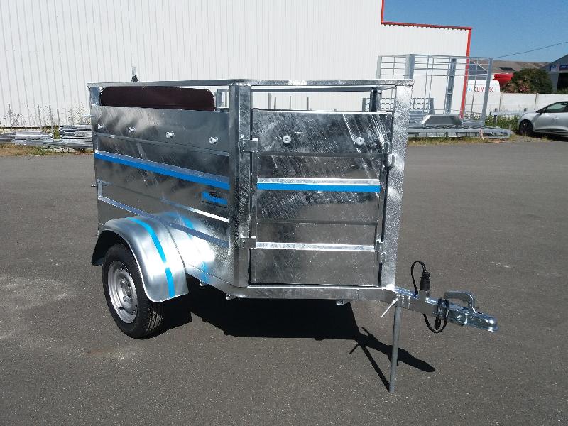 Remorque pour transport d'animaux - 2,05 X 1,05 X 0,99M - 500/750 KG - MAGNUM 500M2_1