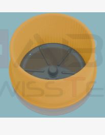 Centrifugeuse à fond tournant pour l'accélération de process de tribofinition_1