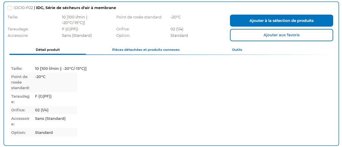 Dg10-f02 - Sécheurs à membrane SMC - Série avec point de rosée standard -20°C et 8 tailles disponibles_1