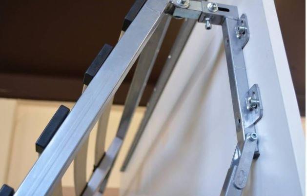 Lit escamotable Lutecia - Couchage 140 x 190 cm - Blanc mat - Profondeur 50 cm avec tête de lit intégrée et vérins réglables_1