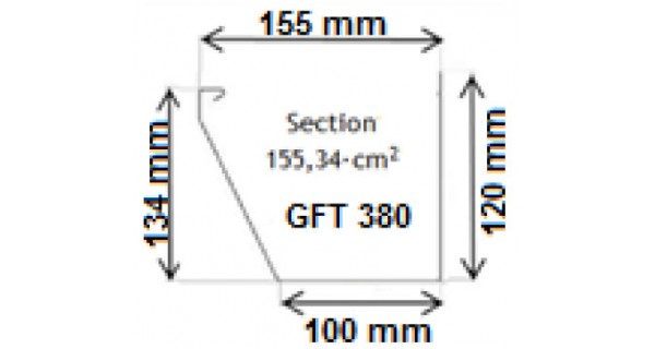 Profileuse trapèze 380  avec cisaille guillotine et galets polyuréthane - GMK380TIR_1