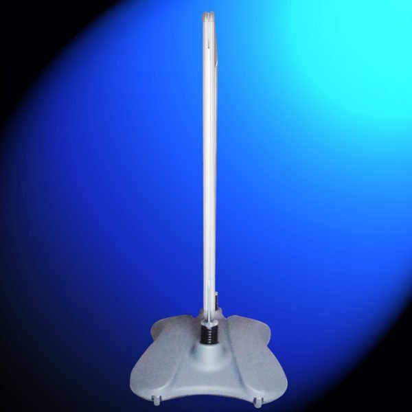 Stop-trottoir aluminium pratique et léger - 2 cadres Clic-Clac A1 pour affiches - Idéal rues commerçantes, centres-villes et zones piétonnières_1