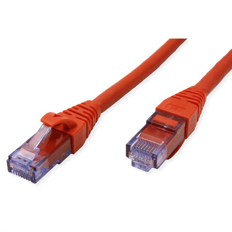 Cordon ROLINE UTP Cat.6A / 10 Gigabit, Component Level, LSOH, rouge, 10 m_1