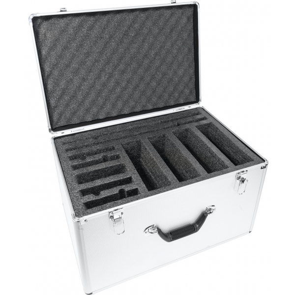 Flight case professionnel BST HTX-38FL - rangement pour 8 micros pupitre HTX-38C et HTX-38D - dimensions 500x415x185mm_1