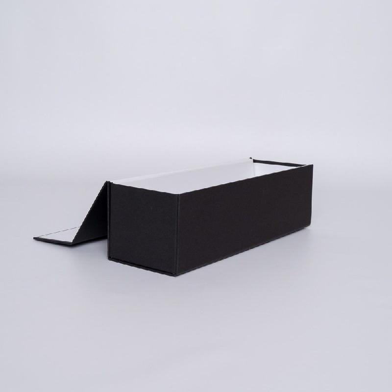 Boîte pour magnum bottlebox 12x40x12cm noir et blanc par 25_1