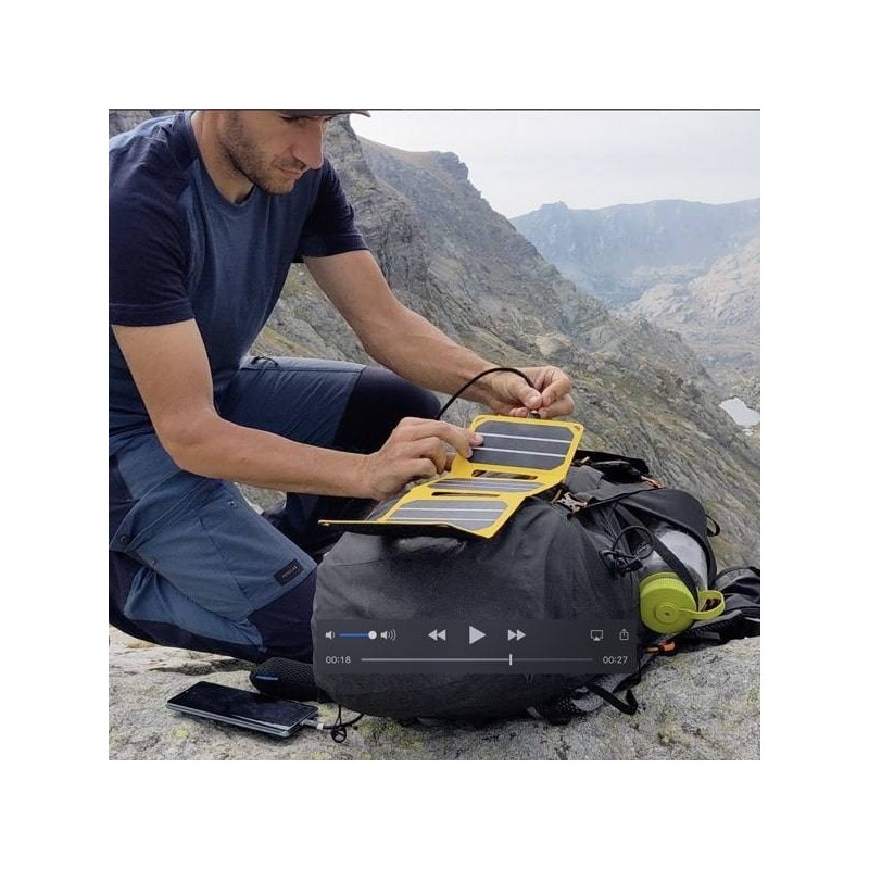 Kit solaire chargeur USB 6,5W et éclairage LED - Avec lanterne 10 000mAh, briquet solaire et panneau SunPower_1
