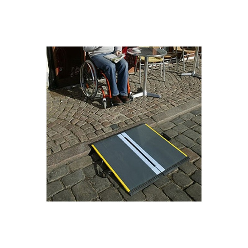 Rampe d'accès pliable Lite STEPLESS - fibre de verre et carbone - 70 cm - 300 kg_1