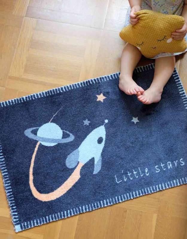 Tapis déco intérieur absorbant - Doudou Apollo - 75x50 cm_1