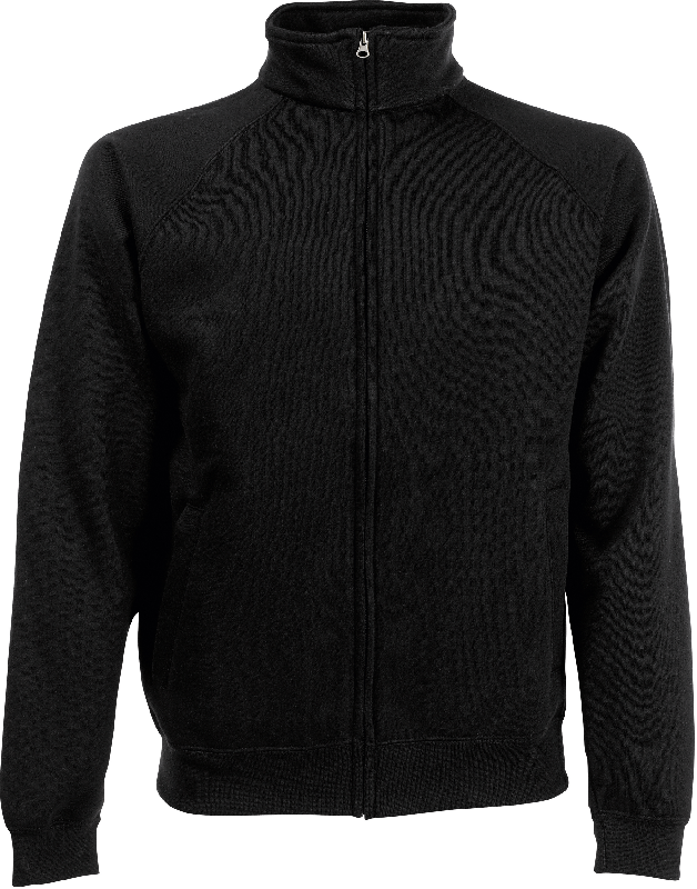 Veste homme molleton zippée Classic (62-230-0) - Réf : SC62230 - Fruit of the Loom - 260 g/m² - Taille 3XL - Couleurs Black et Deep Navy_1