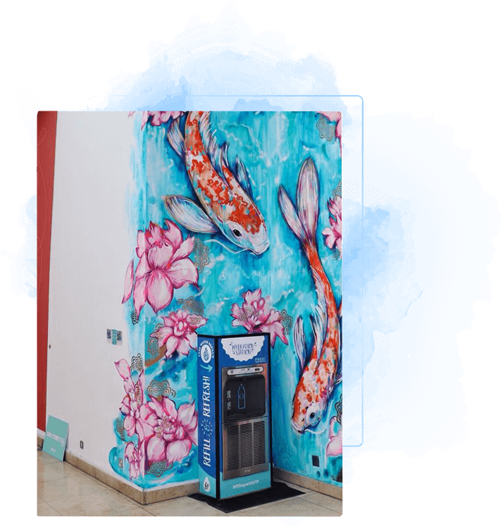 Fontaine à eau d'intérieur pour espaces publiques - castalie_1