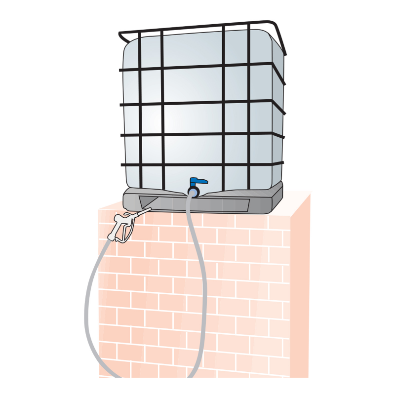 Kit de pistolet AdBlue manuel avec flexible 3m - Diamètre 55mm - Filetage femelle 60x6_1