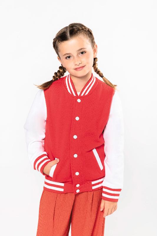 Blouson molleton teddy enfant - Réf: K498 - Kariban - 70% coton / 30% polyester - 320 g/m²_1