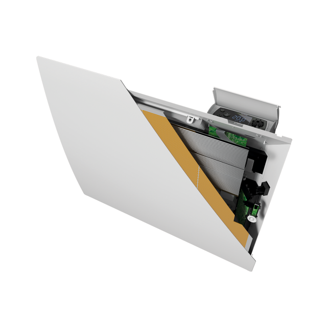 CAMPALYS Radiateur connecté horizontal 1500W Blanc satiné - Intuis - M151115_1