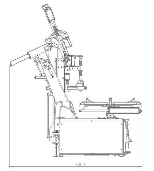 Démonte pneus automatique CVT 11'' à 26'' + 3ème bras_1