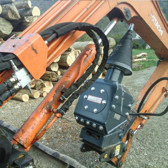 Fendeuse à vis M2 6.2K LASCO - 2 moteurs Parker - Pelle à partir de 3T - Longueur de fendage 400 cm - Diamètre 90 cm_1