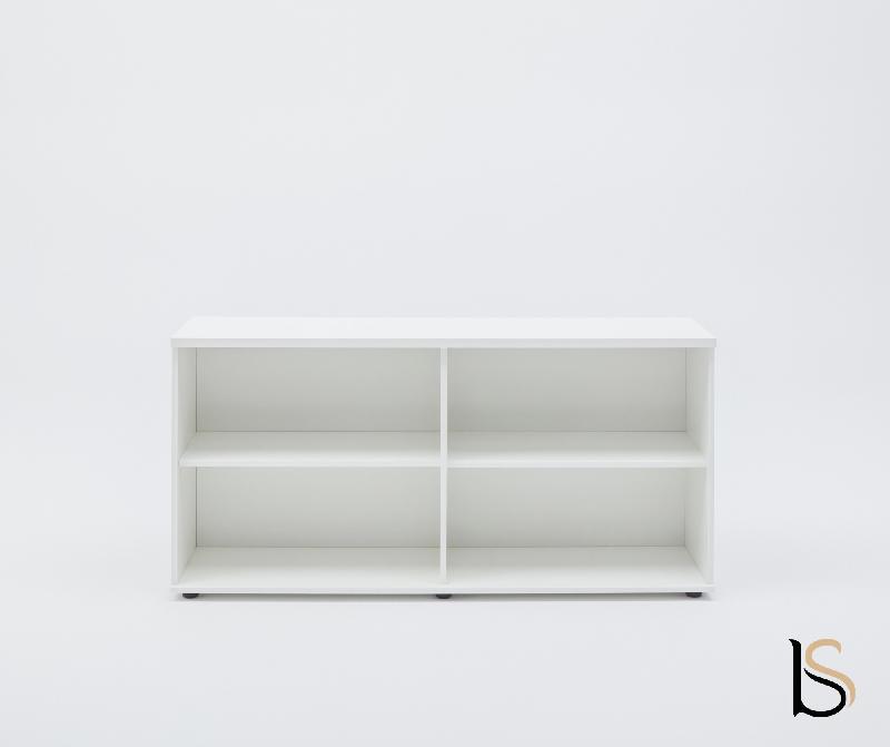 Grand meuble pour photocopieur - MDD - 160, Blanc pastel_1