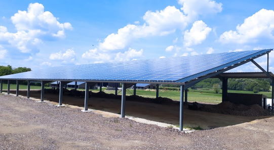 Hangar photovoltaïque agricole sur-mesure à moindre coût -Arkolia_1