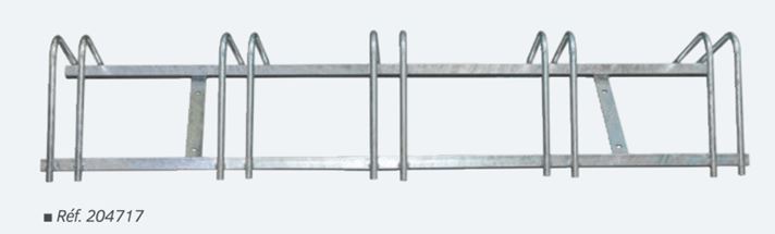 Support vélos économique modulaire Infinite - 3 ou 5 places avec extension en acier galvanisé_1