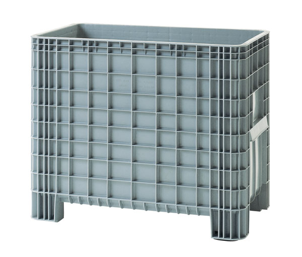 Caisse-palette plastique 1040x640 mm - Plusieurs hauteurs disponibles, option ajourée, roues et couvercles_1
