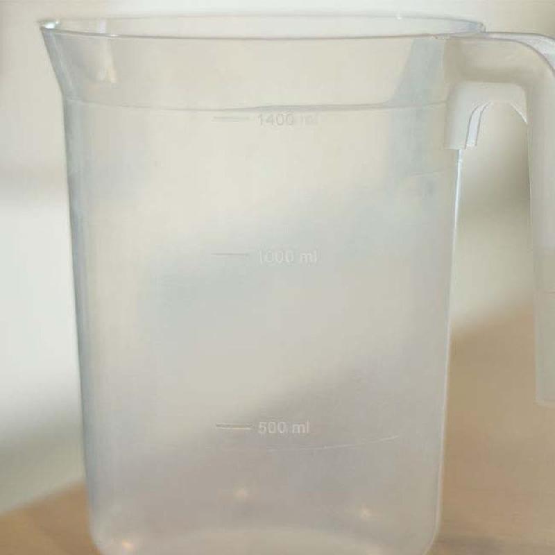 Carafe réutilisable PP avec jauge 1,4 l transparent - par 10_1