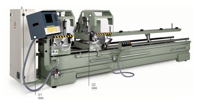 Classic Star - Tronçonneuse à double tête Emmegi - Lame de 450 ou 500 mm - Coupe électronique avec tête mobile automatique_1