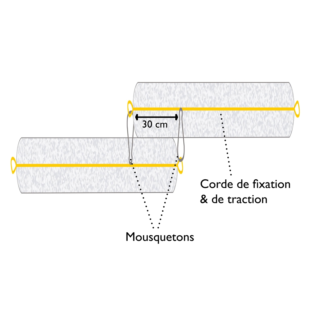 Barrage absorbant hydrocarbure spécial dépollution 20 cm x 5 m 330 L - BRH1202 - DELAHAYE INDUSTRIES_1