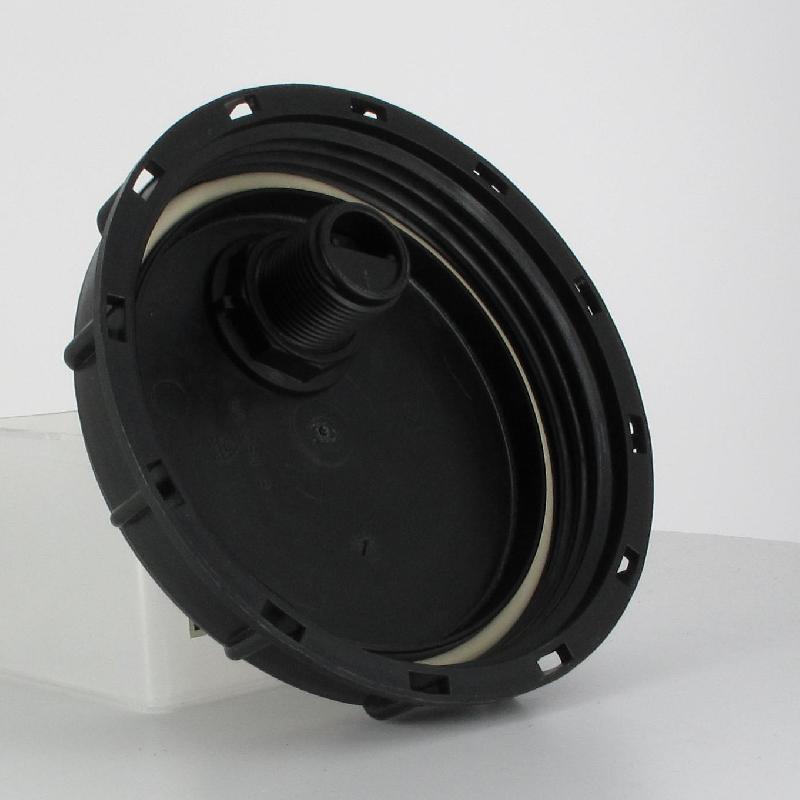 Couvercle Ø 220 noir + évent à chicane_1