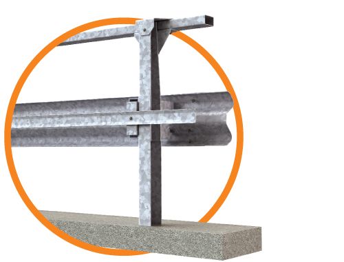 H2-W5 PAB CE 2 Ondes - Glissière de Sécurité pour Bordure de Pont - Marcegaglia Buildtech - Barrières Terre-Plein Central_1