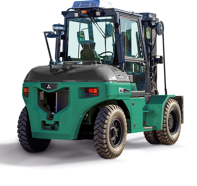 Location courte durée de chariot élévateur thermique Mitsubishi FD60N3 Trexia ES - 6000 kg pour applications intensives_1