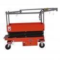 Nacelle semi-électrique aluminium hauteur de travail 5.5 mètres Référence   ES35TC_1