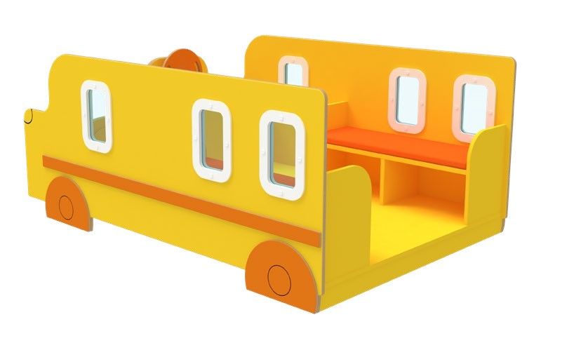 Bus de lecture - Rangements pour crèches - Réf. LEC.BUS - Dimensions et usages adaptés_1