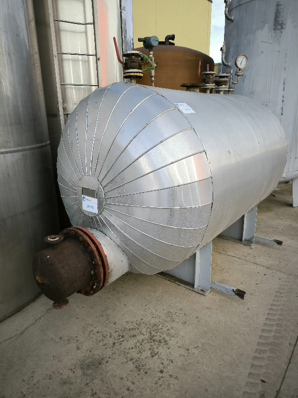 Cuve en acier inoxydable 316 de 4500 litres avec échangeur de chaleur et échangeur de chaleur - référence : c13479_1