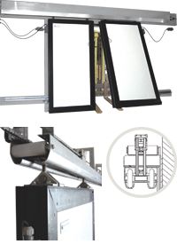 Glace-guardmd - porte de chambre froide coulissante - thermostop - -20°f à +120°f (-29°c à +49°c)_1