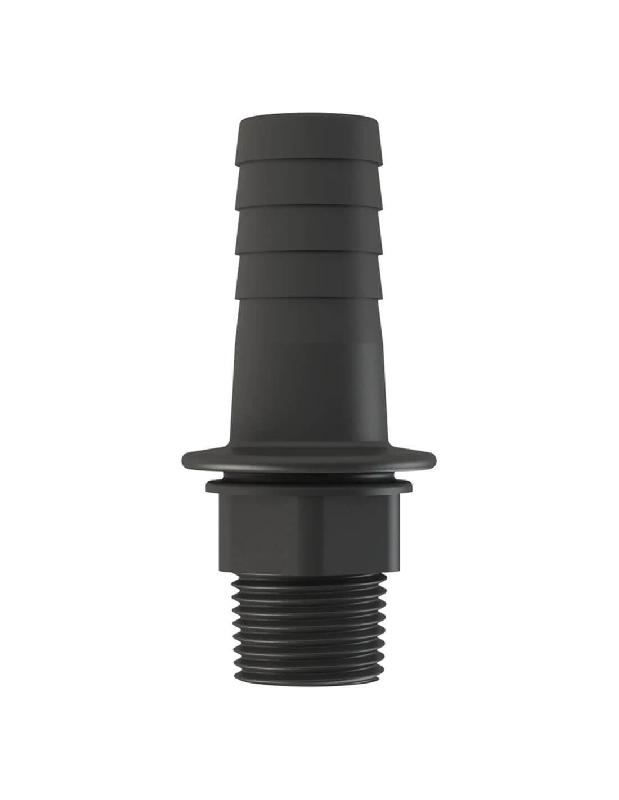 Raccord annelé - Droit - M 3/4