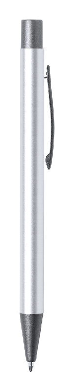 Stylo bille en aluminium recyclé - finitions bronze - encre bleue - couleur argenté - 18g_1