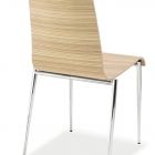 Astrid V755 - Chaises empilables avec piétement métallique et coque en multiplis - Gamme Dynamica - Designer Sabro/Colombo_1