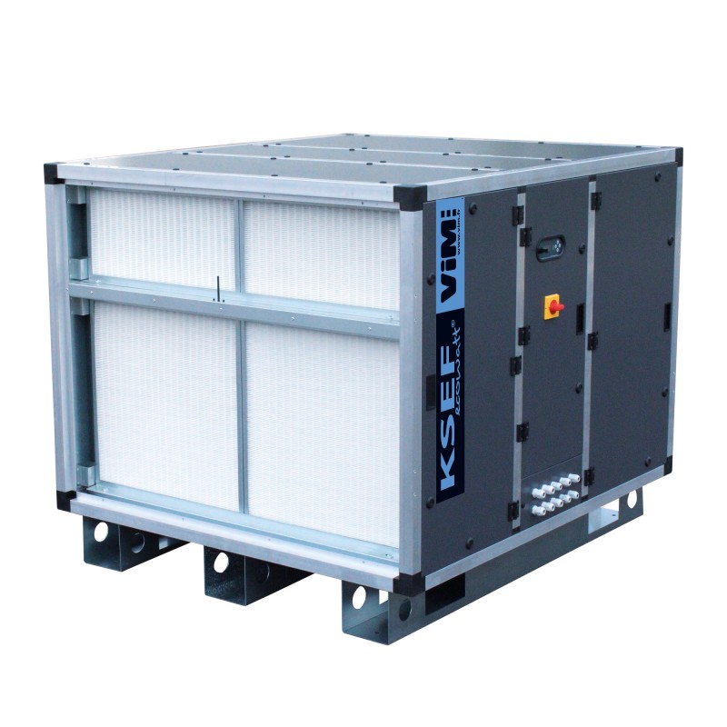 KSEF ECOWATT® + Modules de traitement - CTA simple flux modulaires avec moteur ECM basse consommation - Débits jusqu’à 20 000 m3/h_1